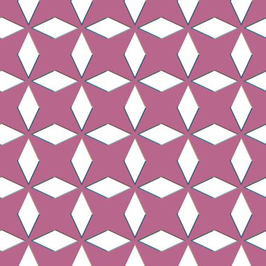 Modern geometrik vektör tasarımı, kusursuz desen çizimi