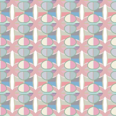 Modern geometrik vektör tasarımı, kusursuz desen çizimi