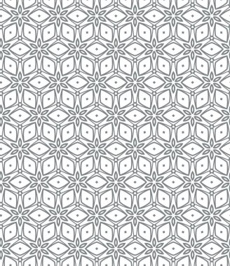 Modern geometrik vektör tasarımı, kusursuz desen çizimi