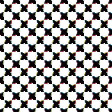 geometrik süsleme biçiminde kusursuz vektör deseni