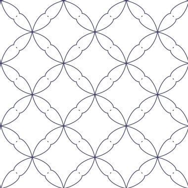 Geometrik şekilli kusursuz desen vektör çizimi