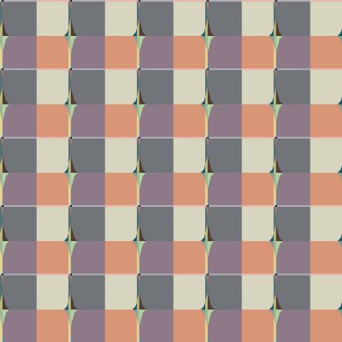 Geometrik şekilli kusursuz desen vektör çizimi