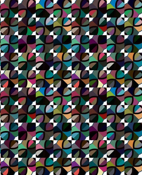 Caleidoscopio Abstracto Tela Sin Costura Fondo Vector Ilustración — Archivo Imágenes Vectoriales