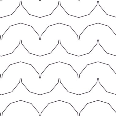 Modern geometrik vektör tasarımı, kusursuz desen çizimi