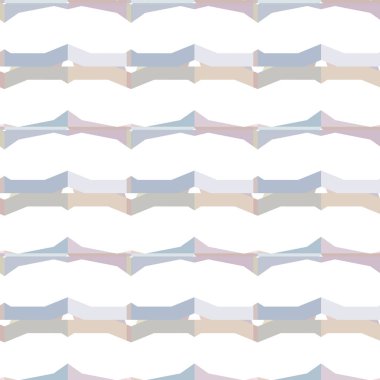 Geometrik şekilli kusursuz desen vektör çizimi