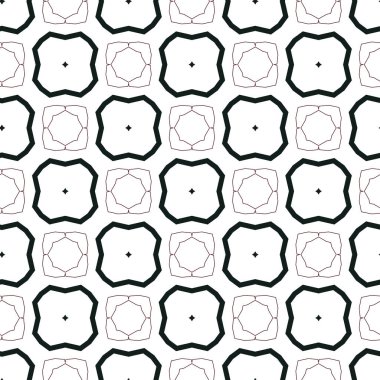 Modern geometrik vektör tasarımı, kusursuz desen çizimi