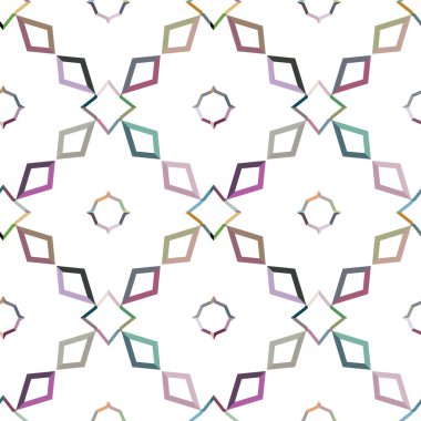 Modern geometrik vektör tasarımı, kusursuz desen çizimi