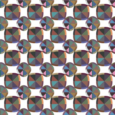 Soyut geometrik şablonun vektör çizimi