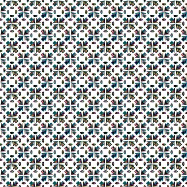 Soyut geometrik şablonun vektör çizimi