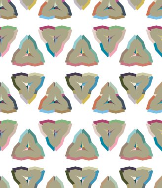 Soyut geometrik şablonun vektör çizimi