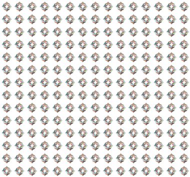 geometrik süsleme biçiminde kusursuz vektör deseni