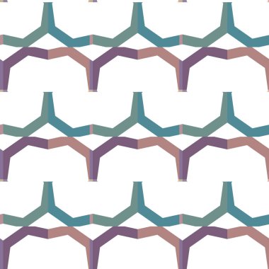 Modern geometrik vektör tasarımı, kusursuz desen çizimi