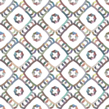 Soyut geometrik şablonun vektör çizimi