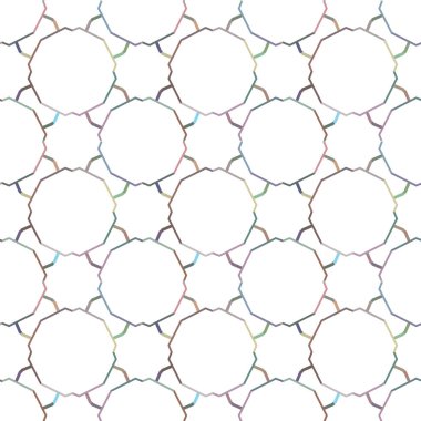 Soyut geometrik şablonun vektör çizimi