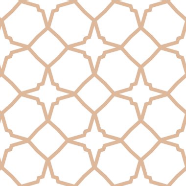 geometrik süsleme biçiminde kusursuz vektör deseni