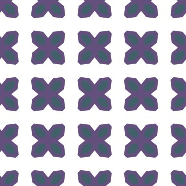 geometrik süsleme biçiminde kusursuz vektör deseni