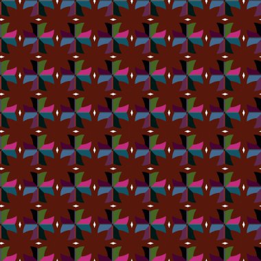 Soyut geometrik şablonun vektör çizimi