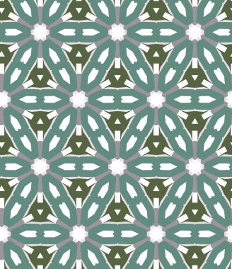 Modern geometrik vektör tasarımı, kusursuz desen çizimi