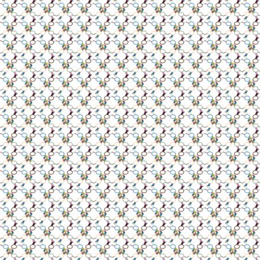 Modern geometrik vektör tasarımı, kusursuz desen çizimi