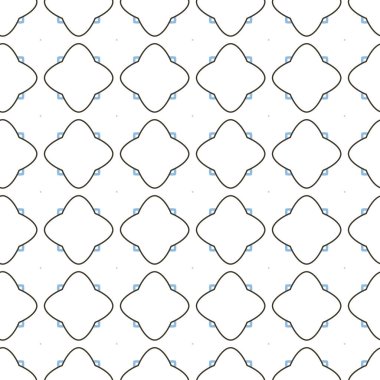 geometrik süsleme biçiminde kusursuz vektör deseni