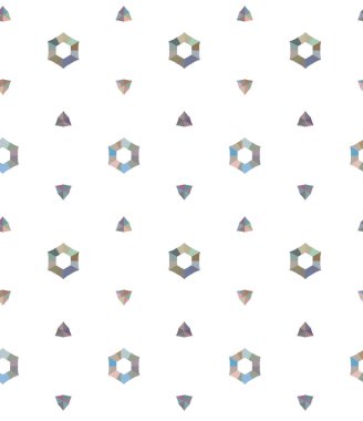 Modern geometrik vektör tasarımı, kusursuz desen çizimi