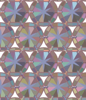 Modern geometrik vektör tasarımı, kusursuz desen çizimi