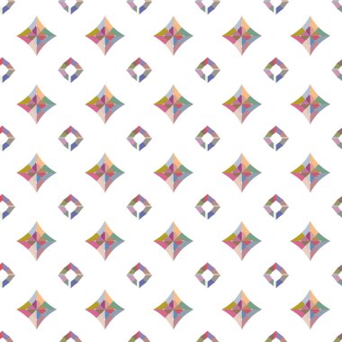 Modern geometrik vektör tasarımı, kusursuz desen çizimi