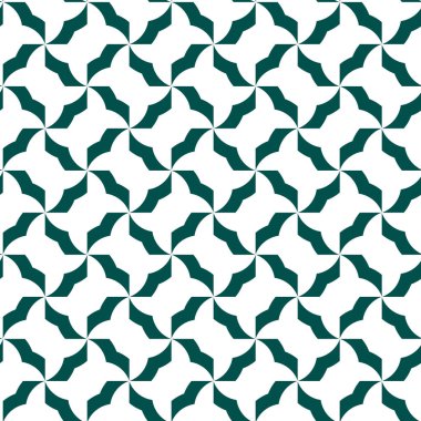 Modern geometrik vektör tasarımı, kusursuz desen çizimi