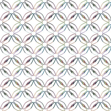 Modern geometrik vektör tasarımı, kusursuz desen çizimi