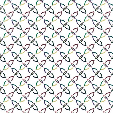 Modern geometrik vektör tasarımı, kusursuz desen çizimi