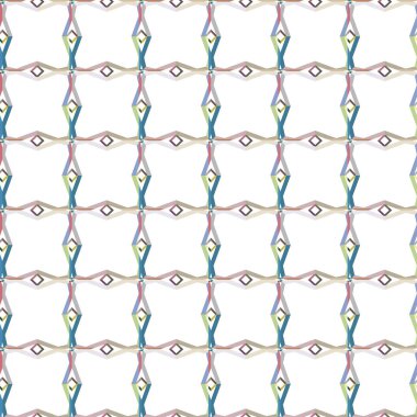 Modern geometrik vektör tasarımı, kusursuz desen çizimi
