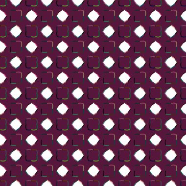 Modern geometrik vektör tasarımı, kusursuz desen çizimi