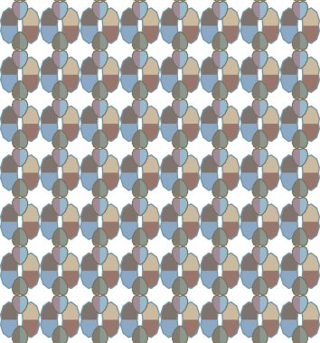 Modern geometrik vektör tasarımı, kusursuz desen çizimi