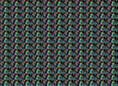 Modern geometrik vektör tasarımı, kusursuz desen çizimi