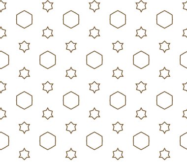 Modern geometrik vektör tasarımı, kusursuz desen çizimi