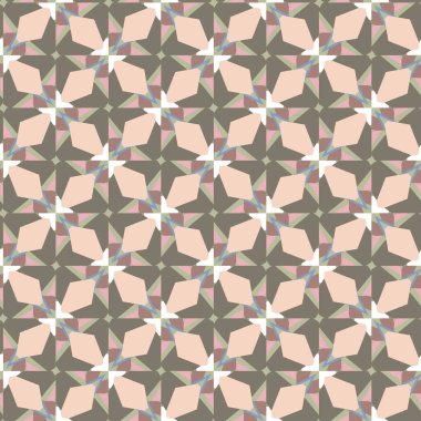 Modern geometrik vektör tasarımı, kusursuz desen çizimi