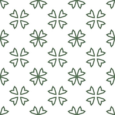 Modern geometrik vektör tasarımı, kusursuz desen çizimi