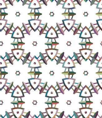 Soyut geometrik şablonun vektör çizimi