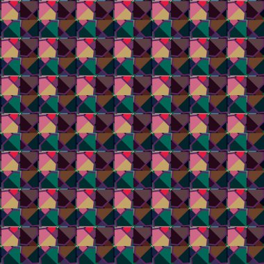 Soyut geometrik şablonun vektör çizimi