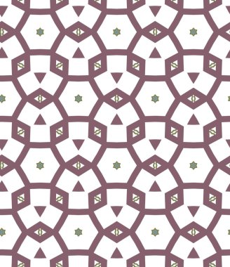 Modern geometrik vektör tasarımı, kusursuz desen çizimi