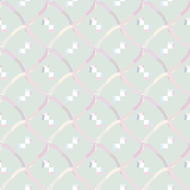 Modern geometrik vektör tasarımı, kusursuz desen çizimi