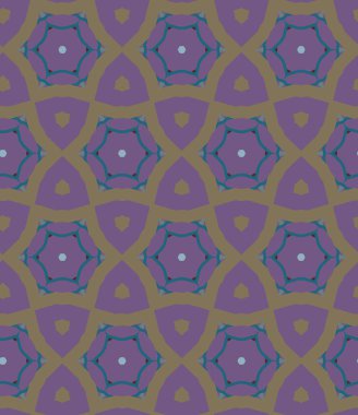 Modern geometrik vektör tasarımı, kusursuz desen çizimi