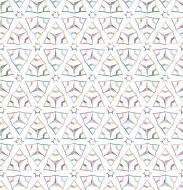 Modern geometrik vektör tasarımı, kusursuz desen çizimi