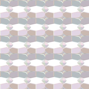 Modern geometrik vektör tasarımı, kusursuz desen çizimi