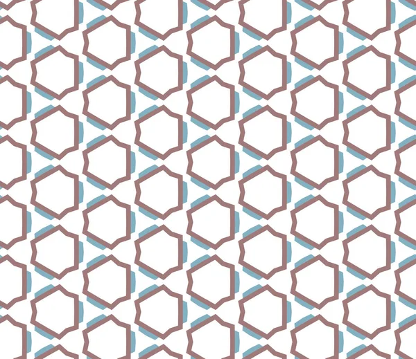 現代の幾何学的ベクトル設計シームレスなパターン図 — ストックベクタ