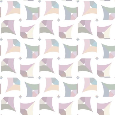 Modern geometrik vektör tasarımı, kusursuz desen çizimi