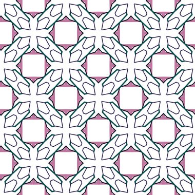 Soyut geometrik şablonun vektör çizimi