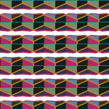 Soyut geometrik şablonun vektör çizimi