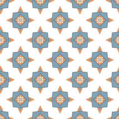 Soyut geometrik şablonun vektör çizimi