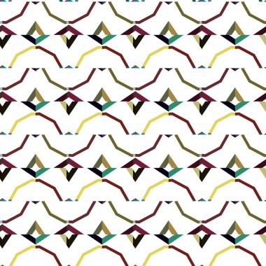 Modern geometrik vektör tasarımı, kusursuz desen çizimi